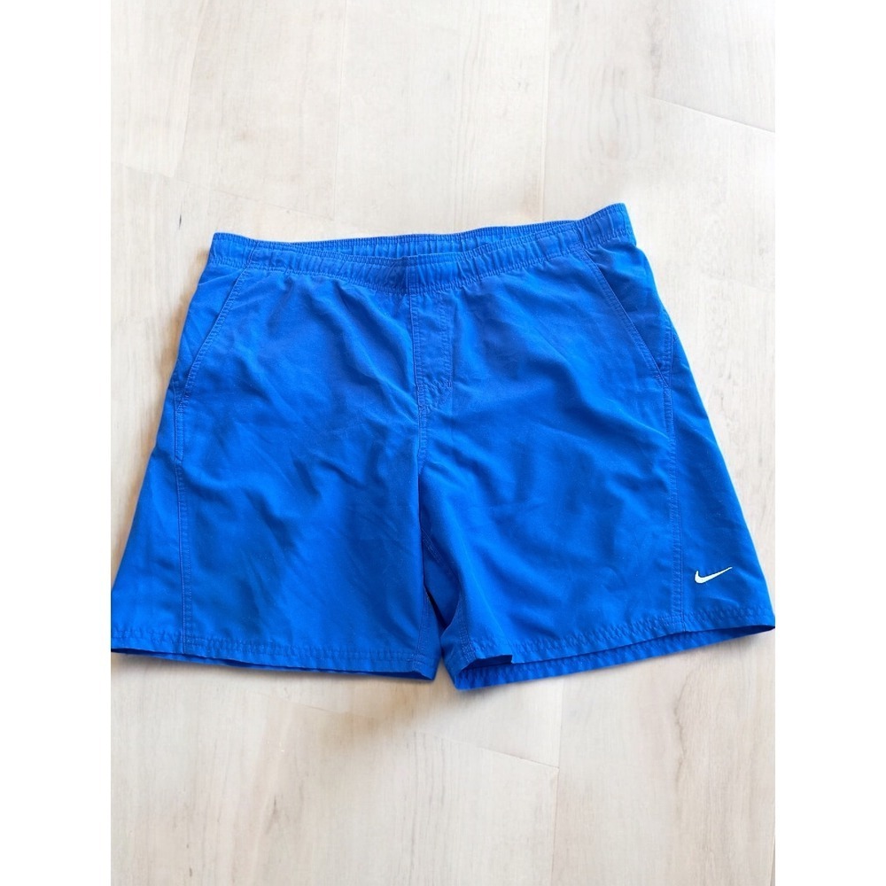 Nike Men's Y2K Athletic Shorts XXL Royal Blue Lined‎ Mesh Drawstring